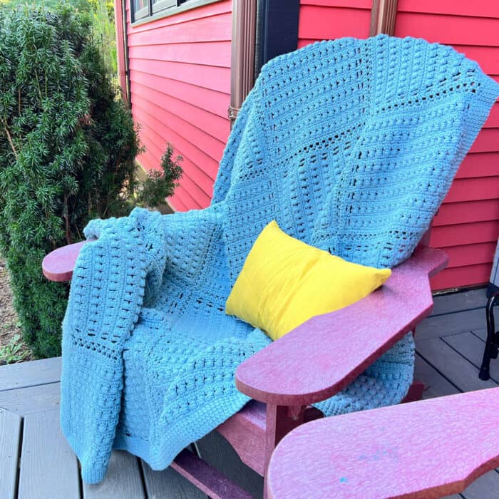 Mikey's Crochet Bean Cap Stitch Blanket