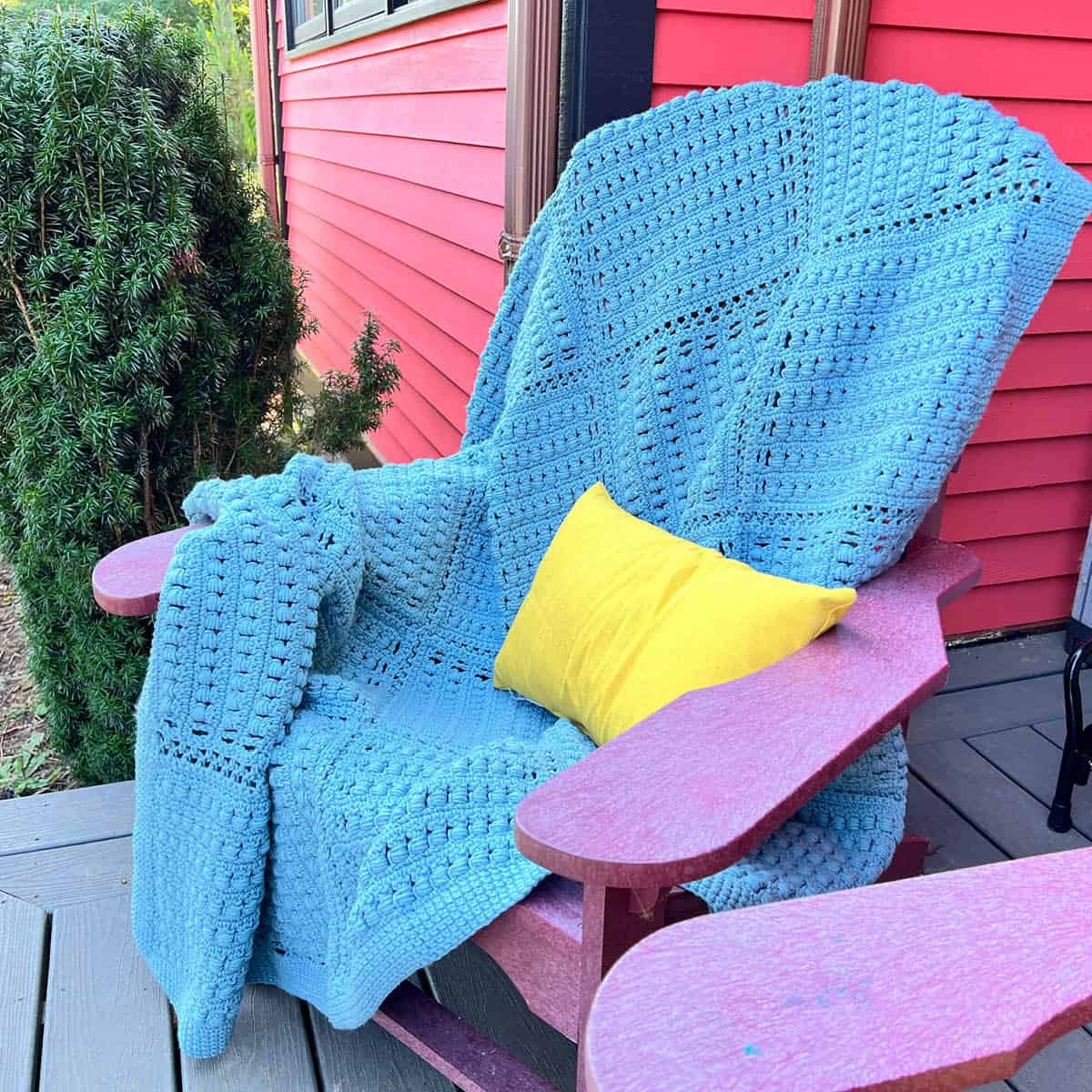 Mikey's Crochet Bean Cap Stitch Blanket