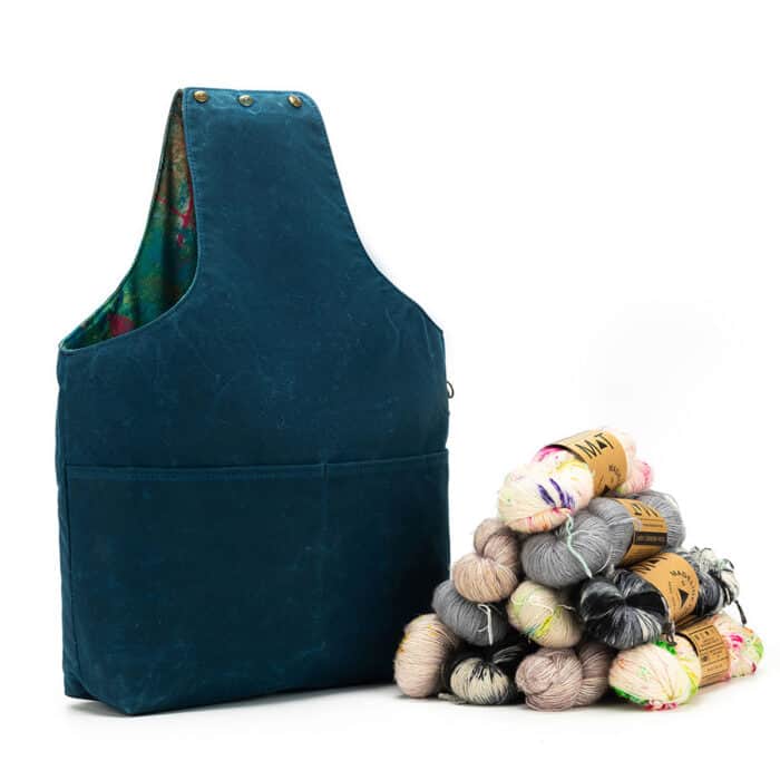 Della Q Crochet Crowd Mobility Bag - Yarn Storage on the Go