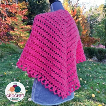 Comfort Crochet Top Down Shawl