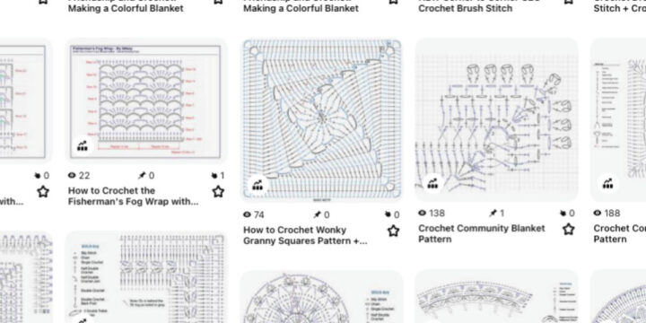 Crochet Diagram Collection of Designs