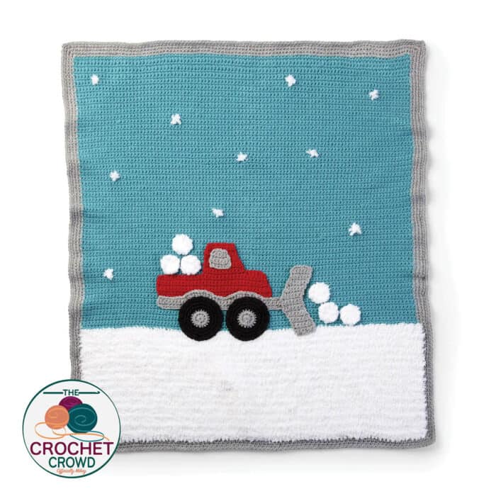 Crochet Snowplow Blanket Pattern