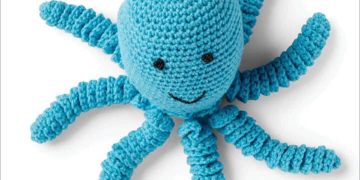 Free Red Heart Crochet Preemie Crochet Octopus Pattern