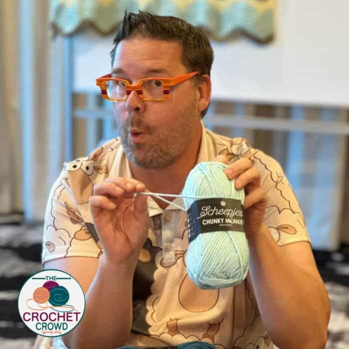 Mikey at Crochet Retreats