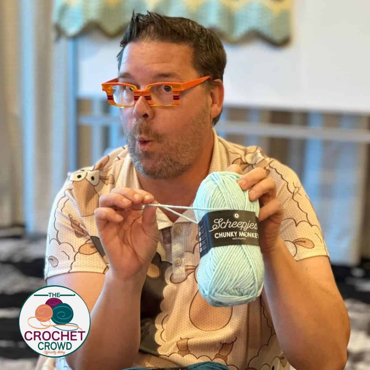 Mikey at Crochet Retreats