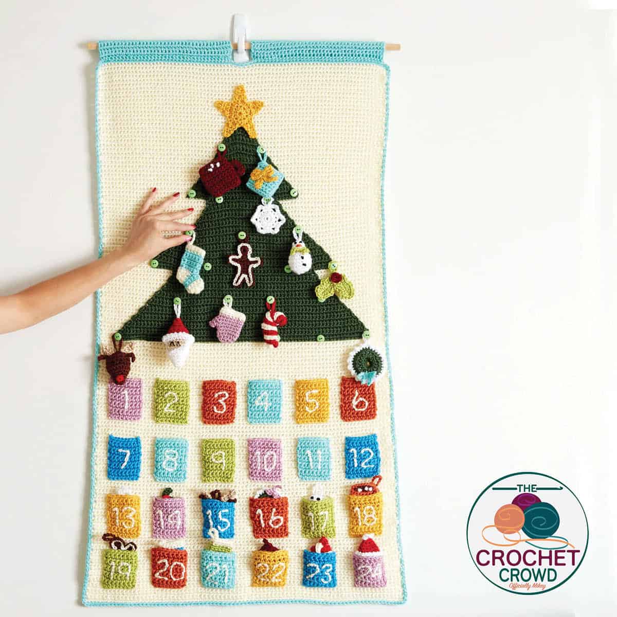 Crochet Advent Calendar Wall Hanging Pattern