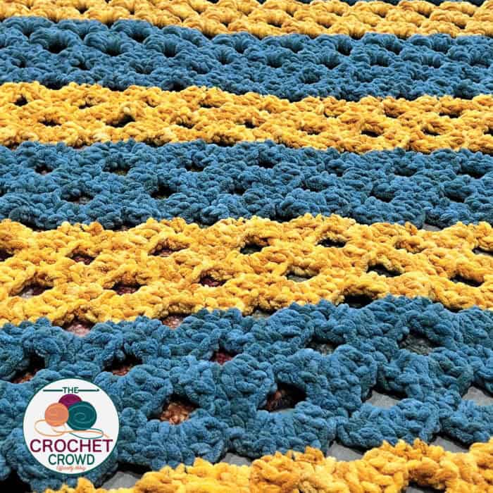 Crochet Arcade Stitch House Warming Blanket