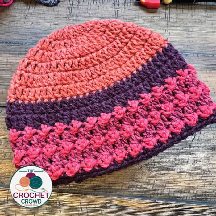 Crochet Charity Box Adult Beanie Hat Pattern