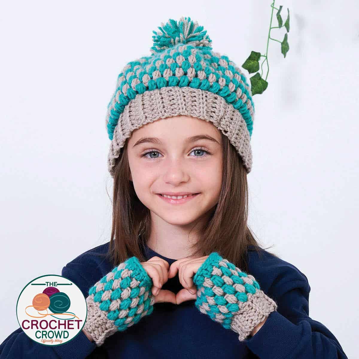 Crochet Cozy Posy Fingerless Gloves Pattern