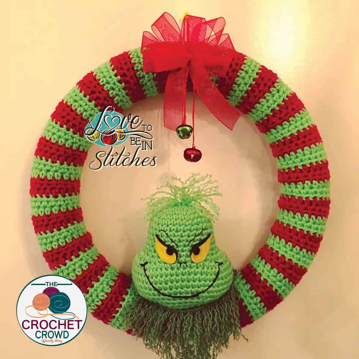 Crochet Grinch Wreath Pattern