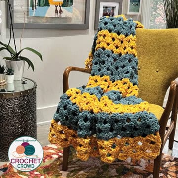 Crochet Housewarming Arcade Stitch Blanket