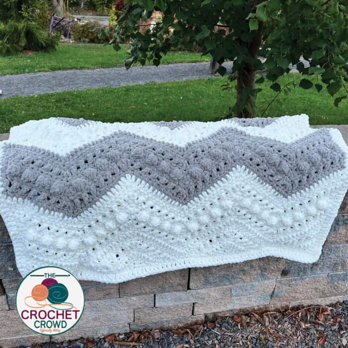 Crochet Marshmallow Blanket On the Wall