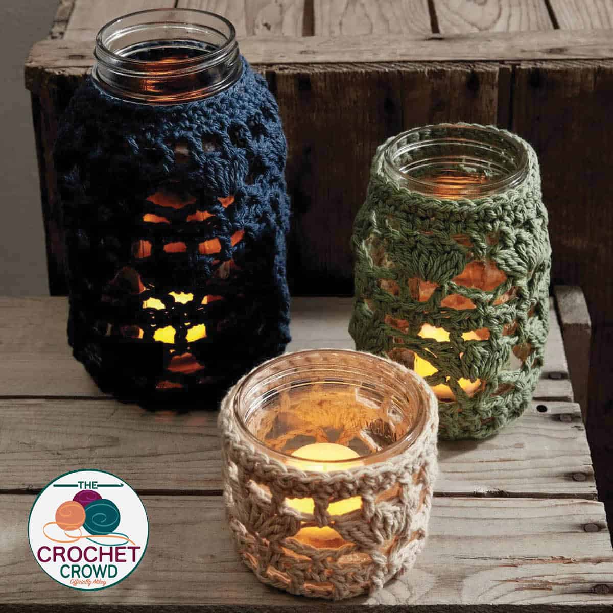 Crochet Mason Jar Cover Patterns