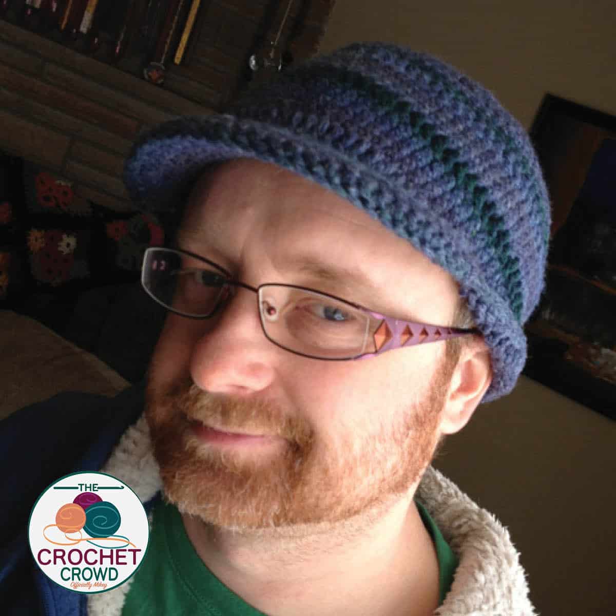 Crochet Mens Brim Hat Pattern Design