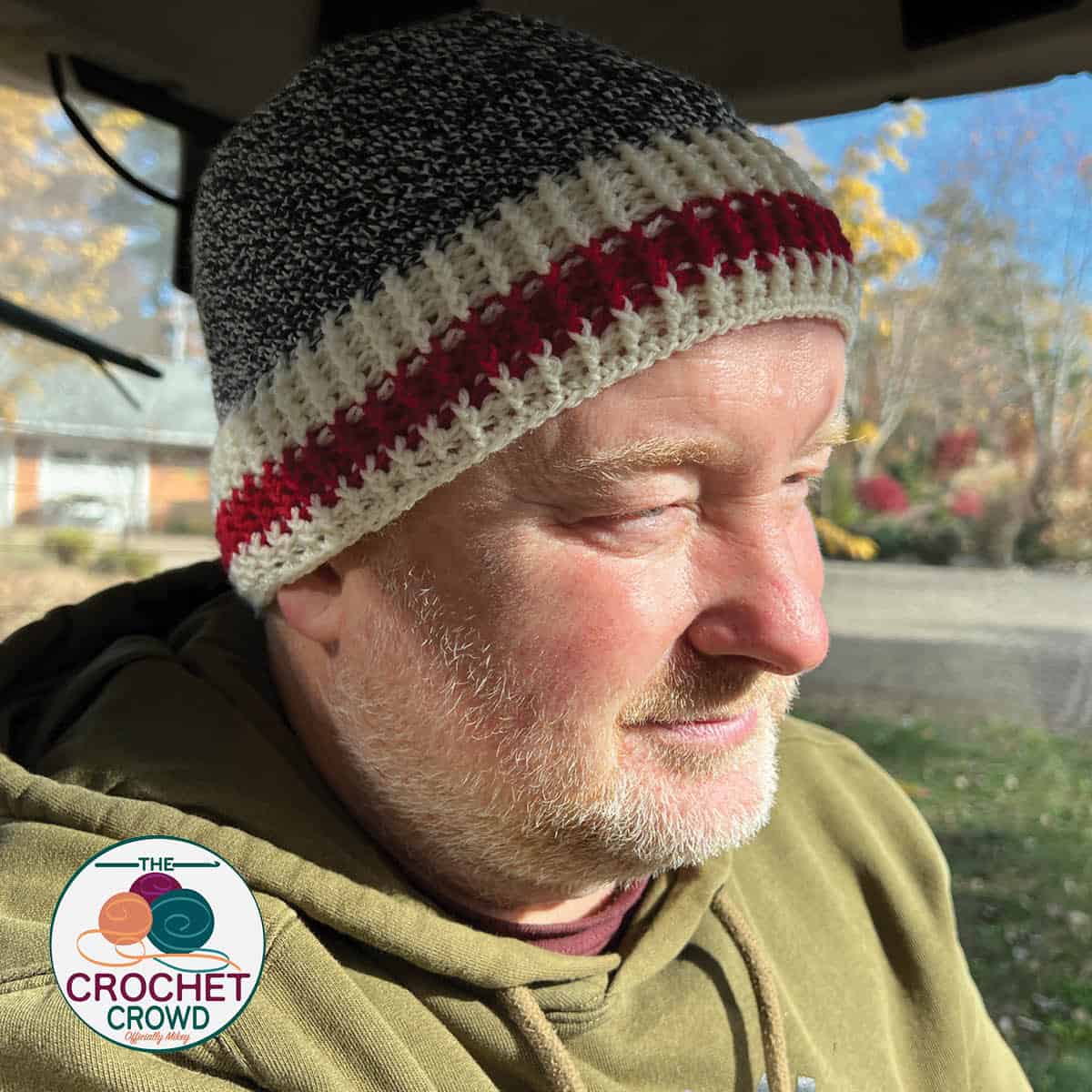 Free Crochet Work Sock Beanie Hat Pattern The Crochet Crowd