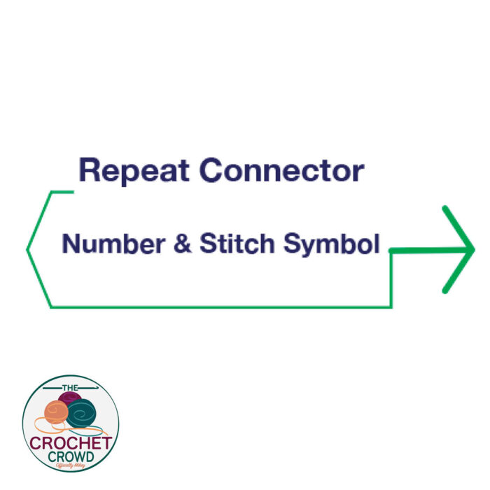 Repeat Connector Crochet Diagram Symbol with Meaning