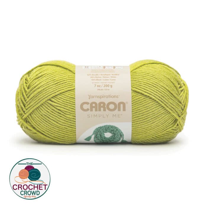 Caron Simply Me Yarn in Olive Colour