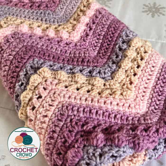 Crochet Hugs and Kisses Caron Baby Cakes Petals