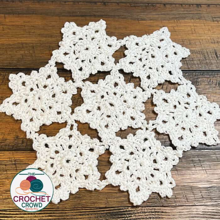 Crochet Snowflake Doily Pattern by Mikey