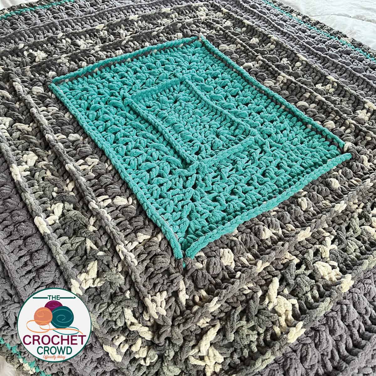 Free Bernat Crochet Study of Meditation Blanket Pattern