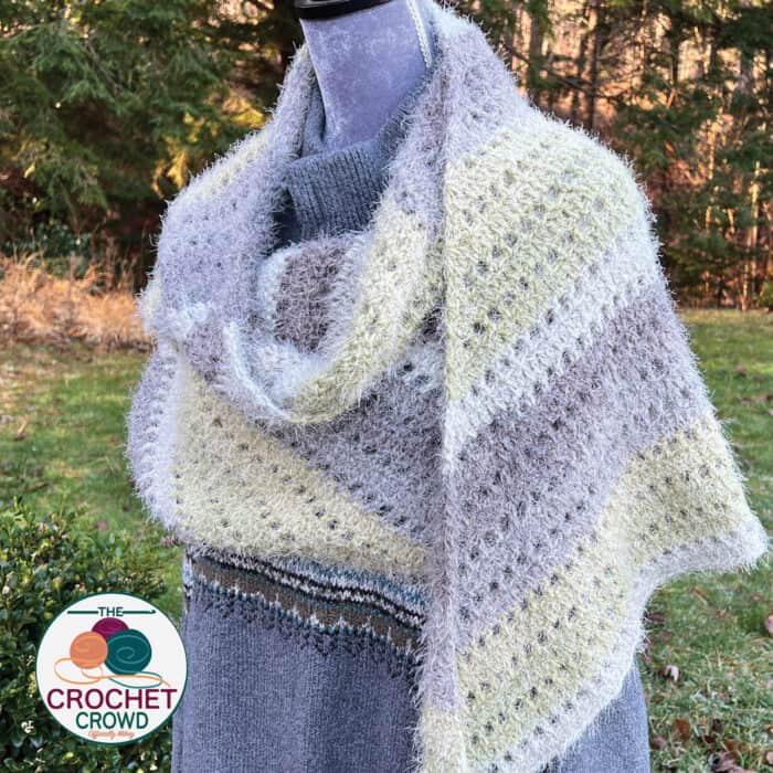 Crochet Warm Cup of Team Shawl Pattern