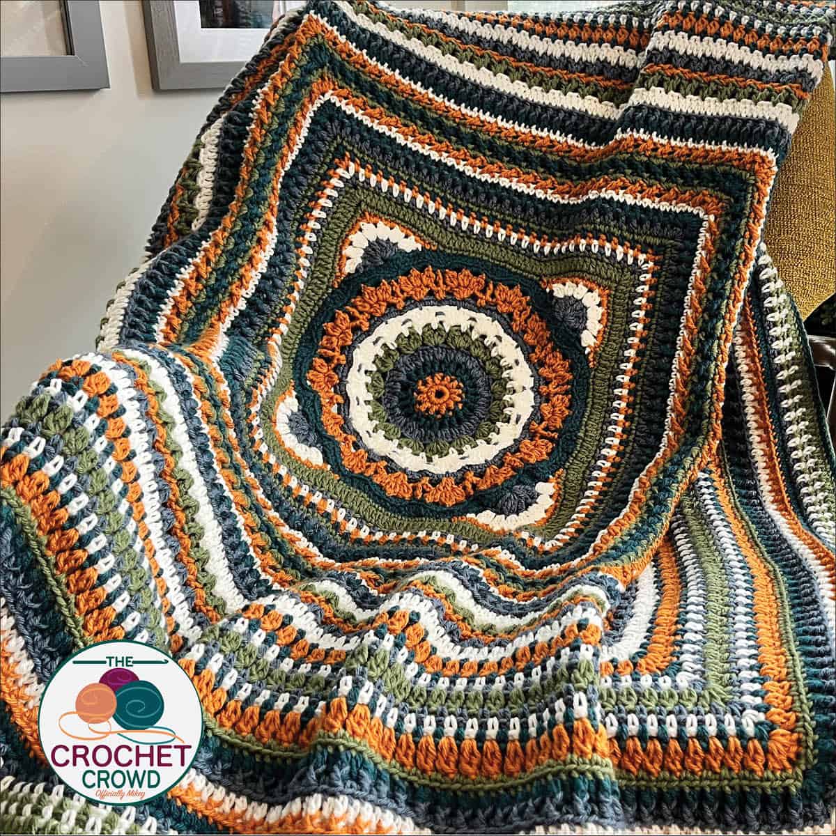 Crochet Bernat Study of Reality Blanket Pattern