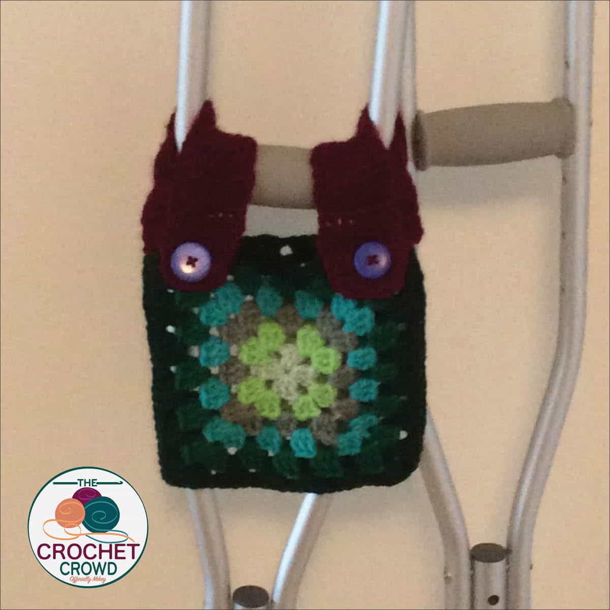 Crochet Crutch Bag Pattern