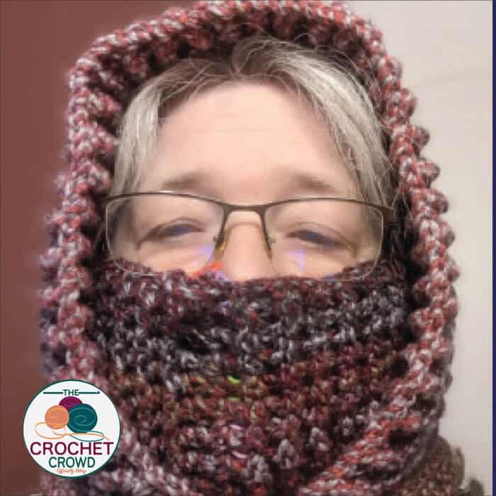 Original Crohoodie with Loops and Threads Yarn