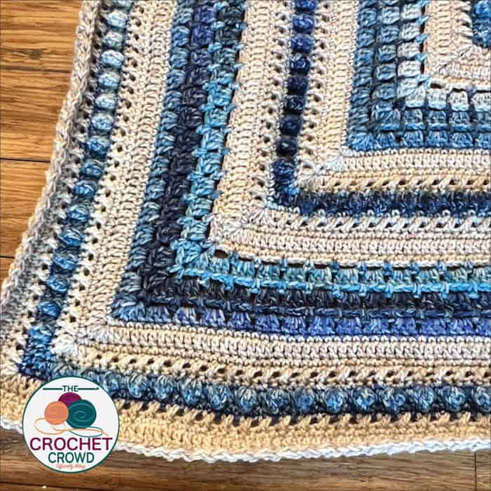 Crochet Gigi Block Party Blanket Pattern with Corner