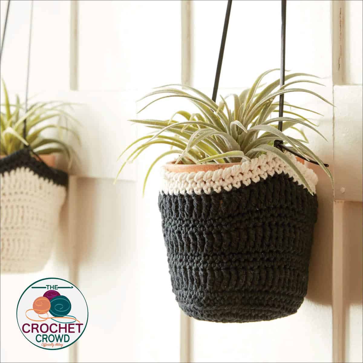 Free Hanging Pot Crochet Cozy Pattern with Tutorial