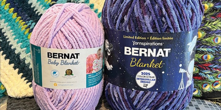 Bernat Blanket Interstellar Indigo Yarn