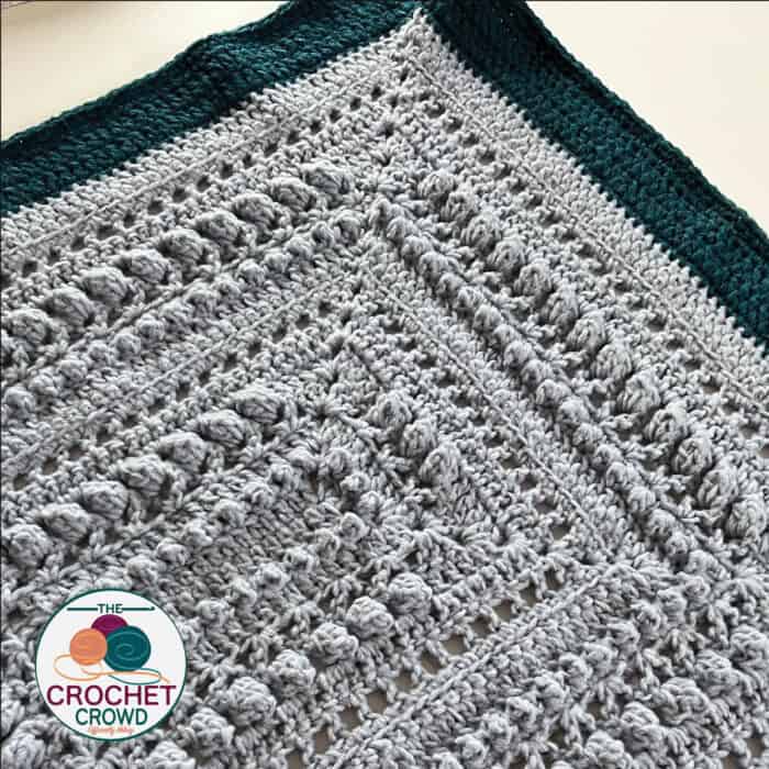 Crochet Baby Rectangle Fluffy Blanket Free Pattern