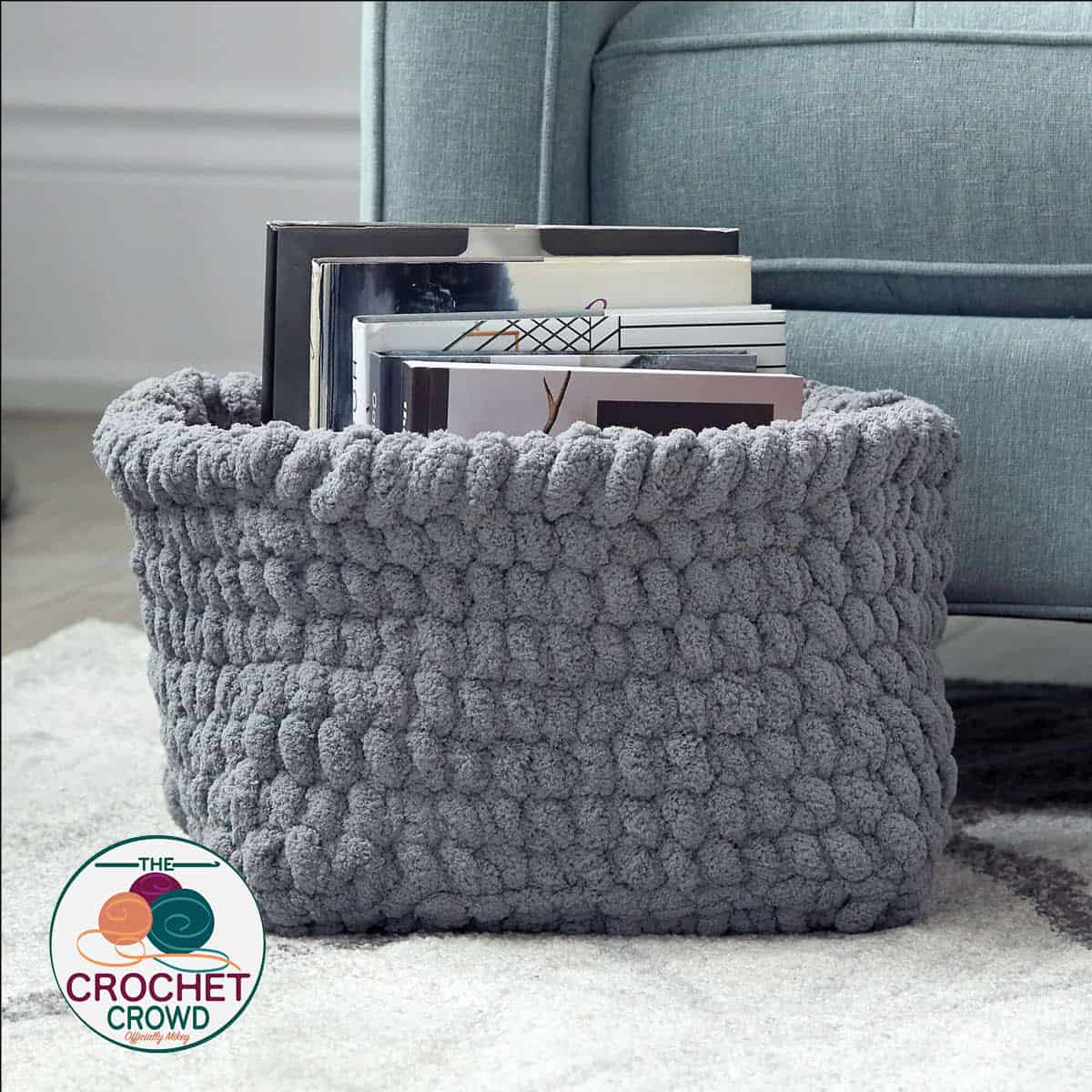 Crochet Big Basket Bernat Blanket Free Pattern