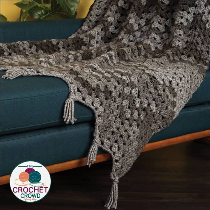 Crochet Caron Tea Cakes Wave Blanket Pattern