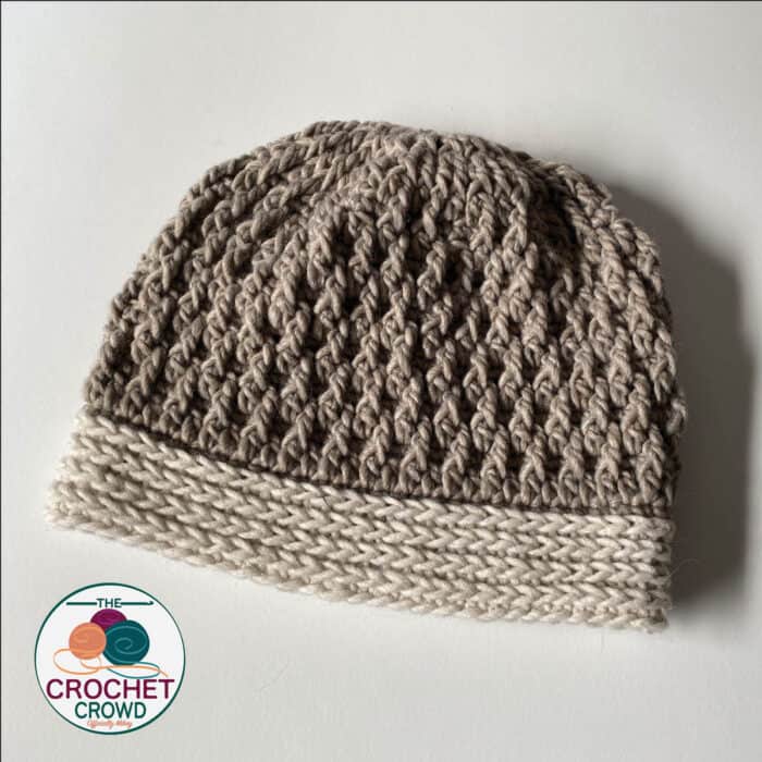 Crochet Easy Ripple Adult Hat Free Pattern