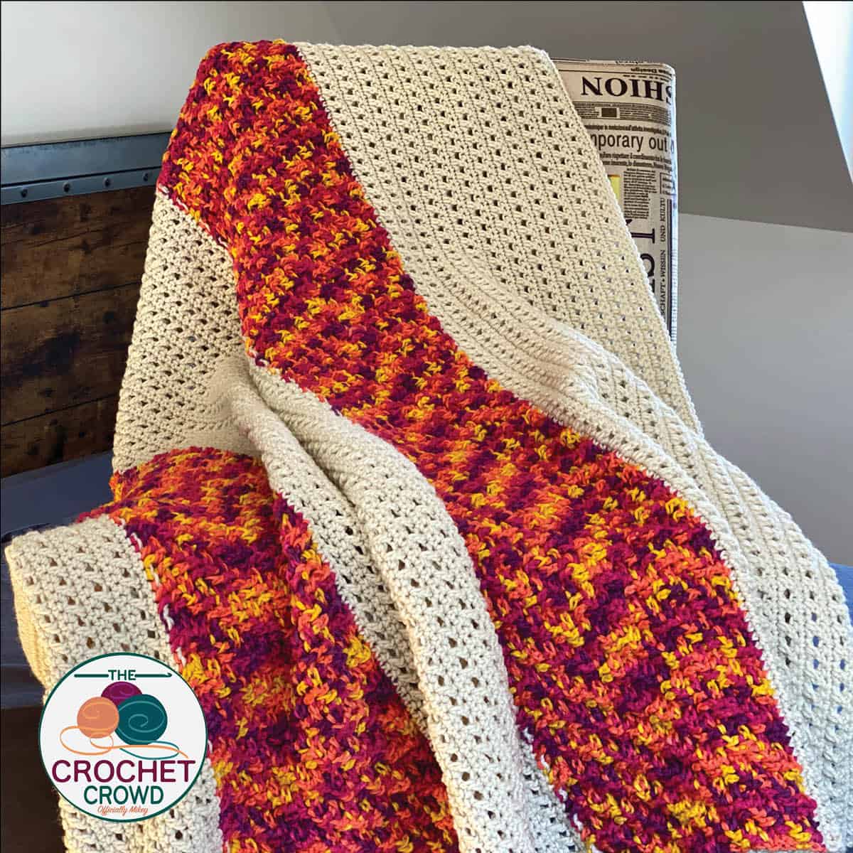 Crochet Fire and Ice Easy Caron Pattern