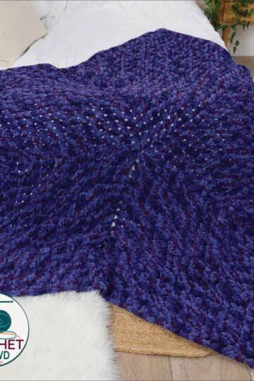 Crochet Interstellar Star Bernat Blanket Pattern