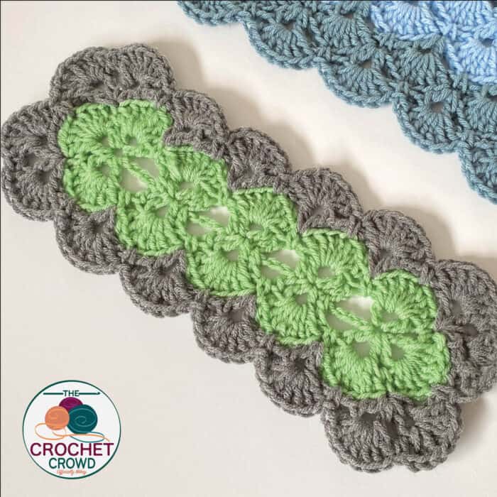 Crochet Large Interlocking Shells Blanket Pattern