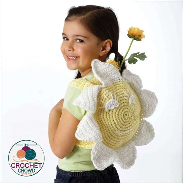 Crochet Sunflower Backpack Pattern