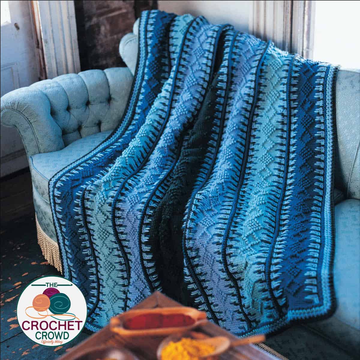 Crochet Timeless Tunisian Blanket Pattern