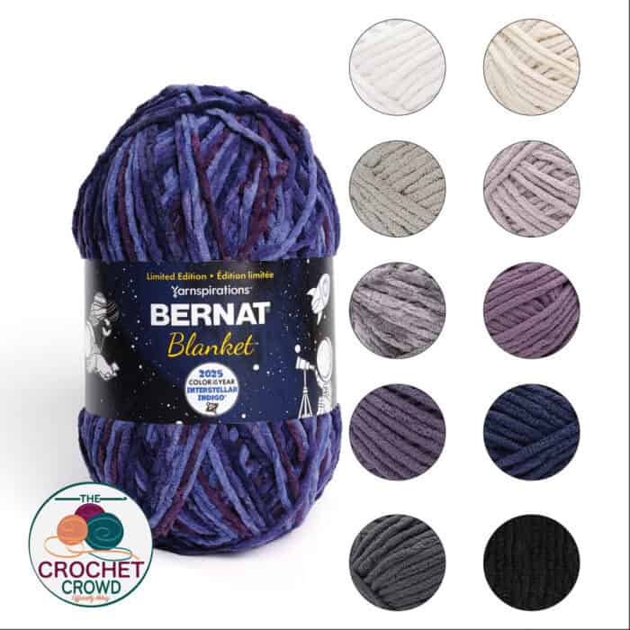 What to Mix with Interstellar Indigo Bernat Blanket Ball