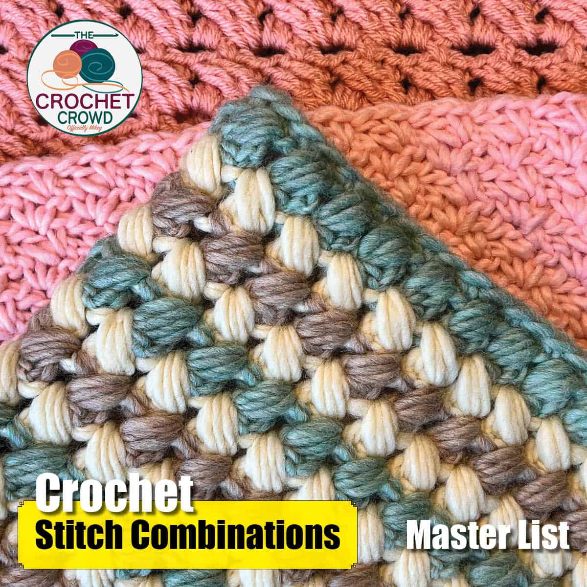 Crochet Stitch Combinations with Samples