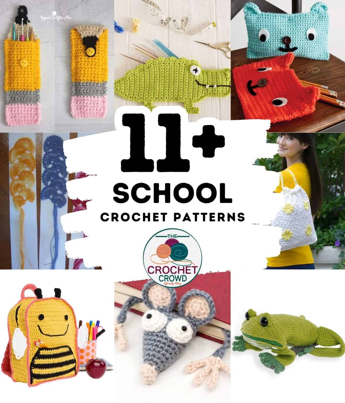 11+ Crochet Back to School Patterns to Download