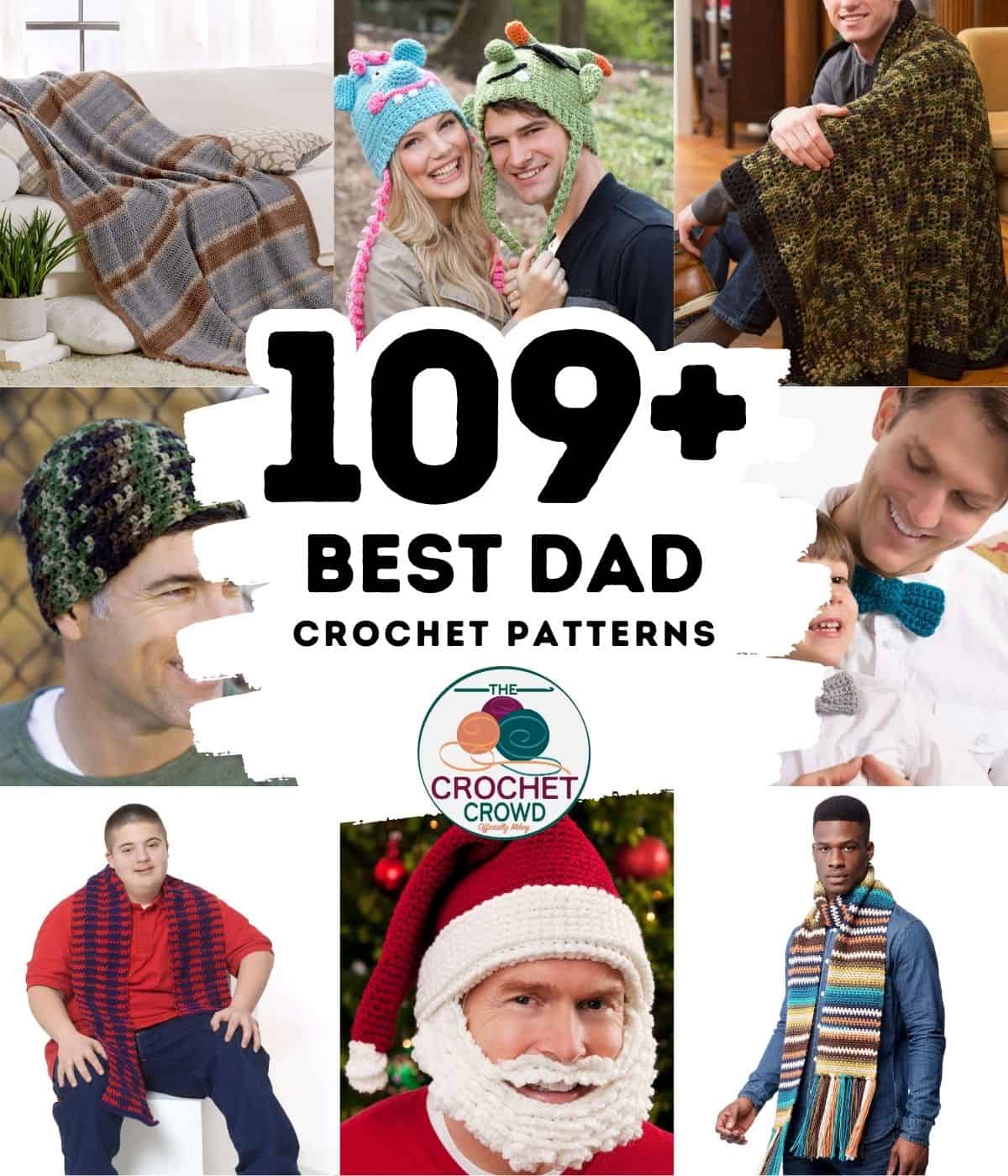 109+ Crochet Patterns for Men to Download
