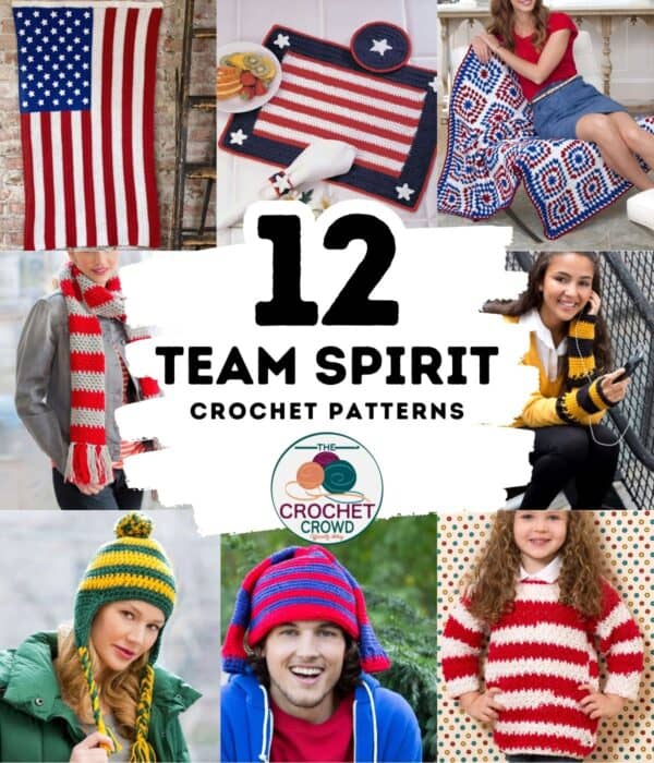 Team Spirit with Crochet. Free Crochet Patterns to Download.