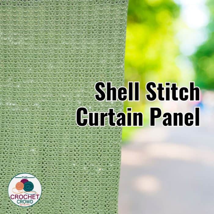 How to Crochet An Easy Curtain Panel