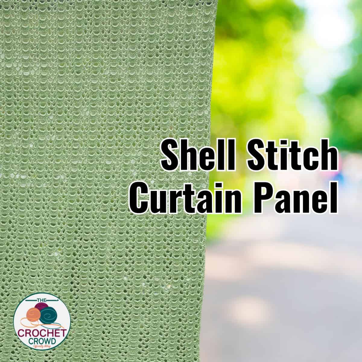 How to Crochet An Easy Curtain Panel
