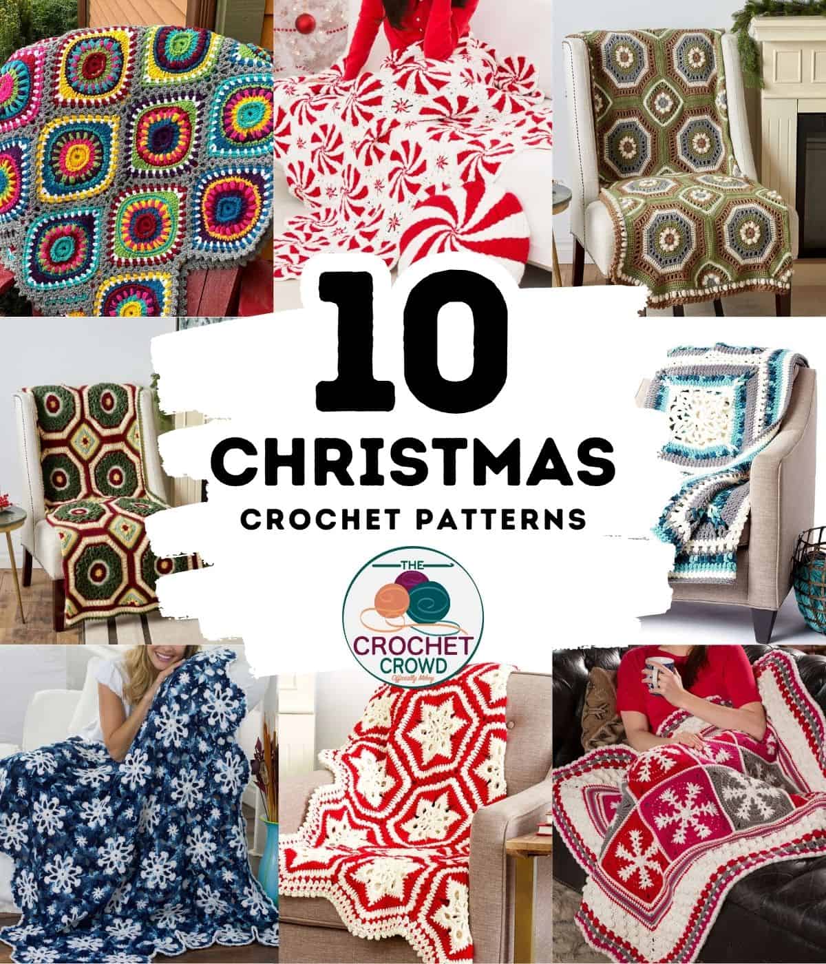 10 Challenging Crochet Christmas Blanket Patterns to Download