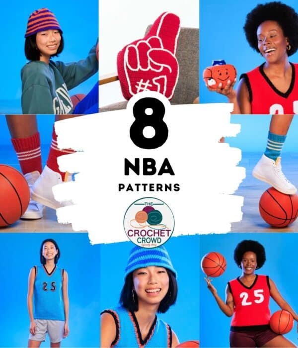 8 Crochet and Knit NBA Inspired Free Patterns