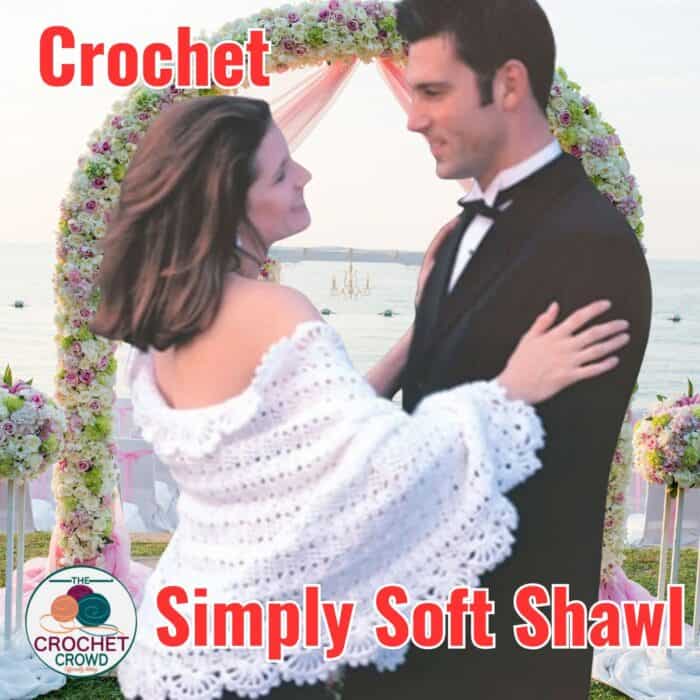 Caron Simply Soft Shawl Pattern New Design